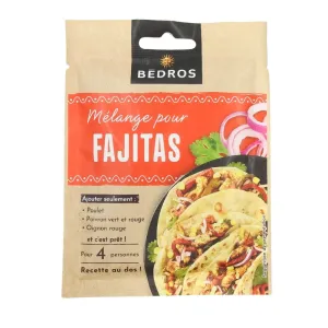 Mélange d'épices pour fajitas paquet 20g Bédros