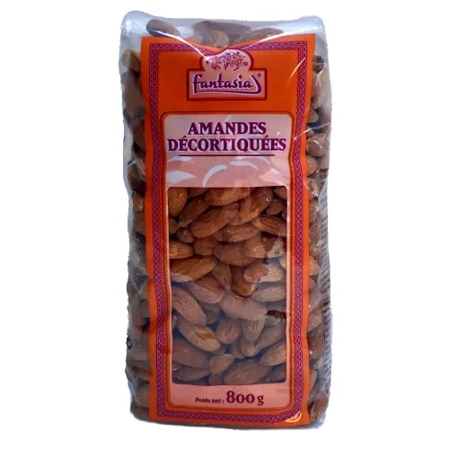Amandes décortiquées Fantasia paquet 800g