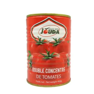 Double concentré de tomates boîte 400g Jouda Tunisie