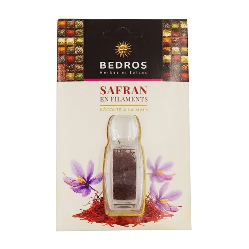 Safran en filaments flacon 1g Bédros
