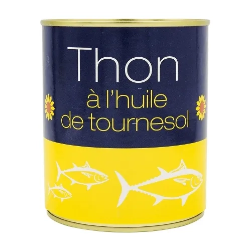 Thon entier huile tournesol 4/4 conserve pne 600g