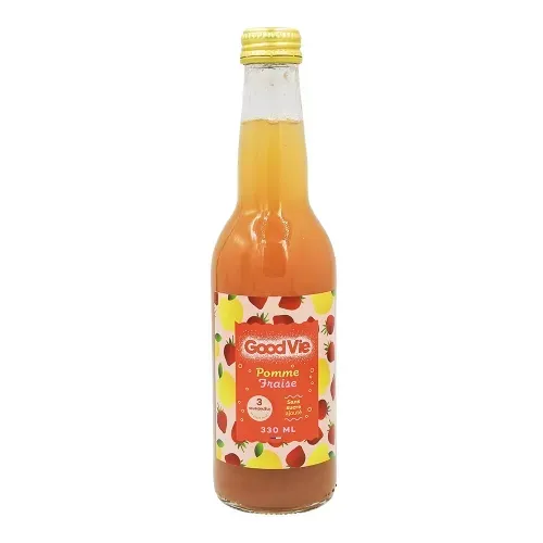 BOISSON FERMENTE BIO POMME FRAISE 33 CL