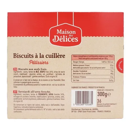 BISCUIT CUILLERS PATISSIERS 300G - MdD