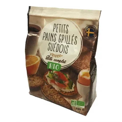 Petits grains grillés suédois complets bio