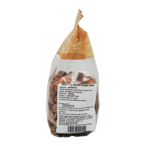 NOISETTE DECORTIQUEE 250GR PAV.IDS CT/8 PQT