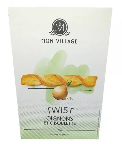 "TWIST APERITIF OIGNON CIBOULET MON VILLAGE"" 100G