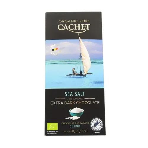 CHOCOLAT NOIR BIO FLEUR DE SEL 90G