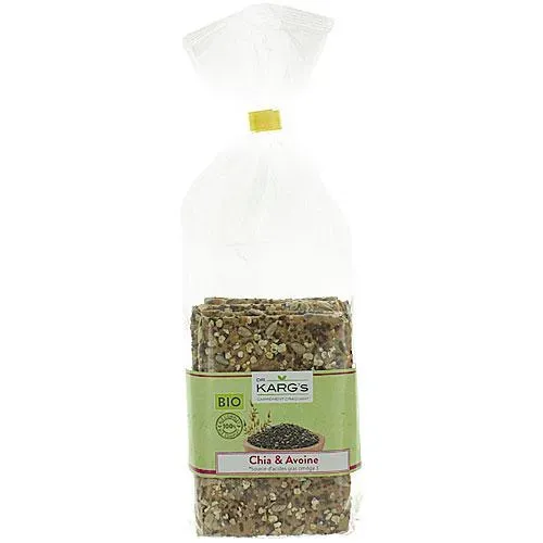 CRACKER BIO CHIA ET AVOINE DR KARG'S 200 GR