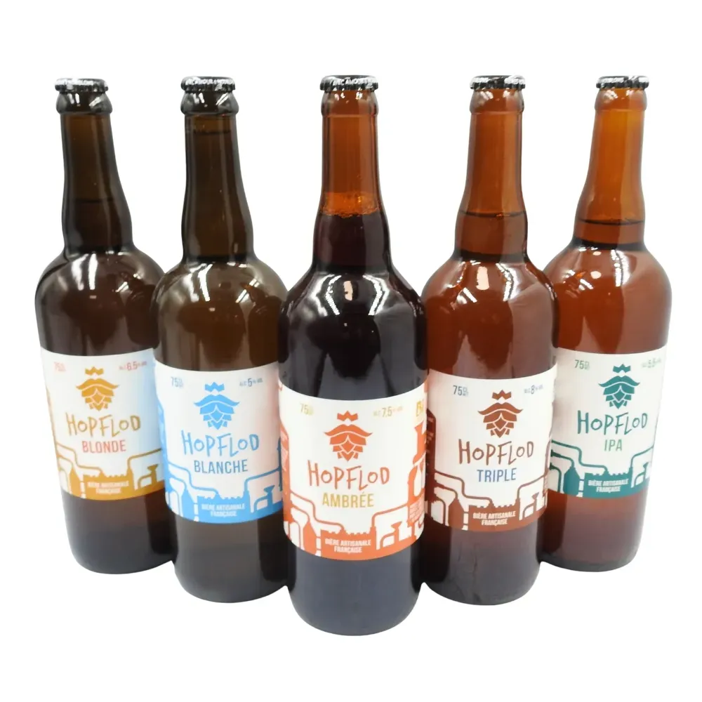 BIERE HOPFLOD BLANCHE  75CL