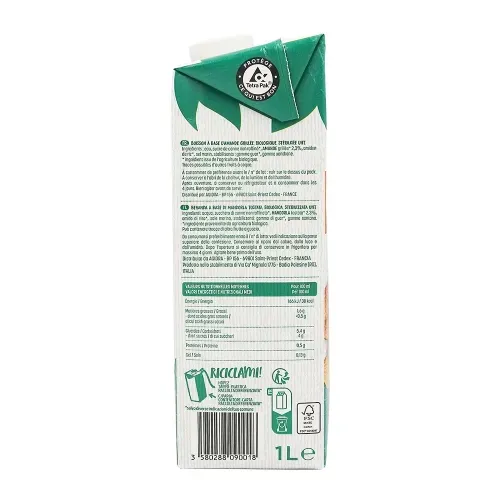 BOISSON VEGETALE BIO AMANDE GRILLEE  1L ECT