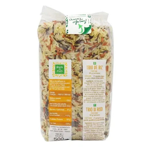 TRIO DE RIZ PQT 500 GR/CT 15