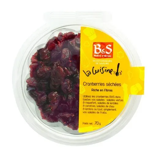 CRANBERRIES MOITIE MONO-USAGE 70 GR