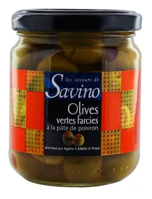 OLIVES POT 37 CL FARCIES POIVRON VERRE 125GR