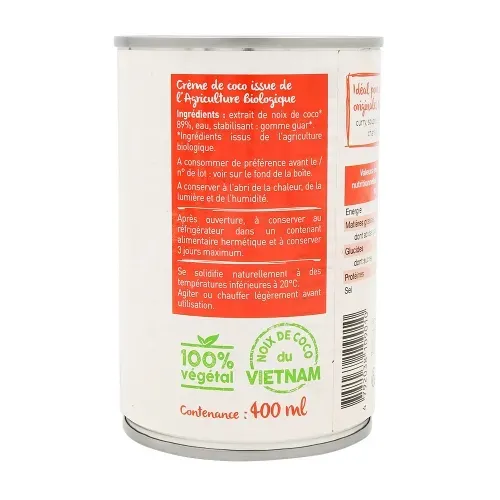 CREME COCO BIO 400ML VIETNAM