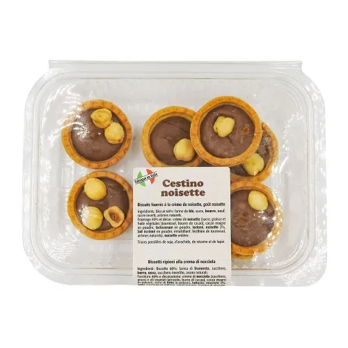 BISCUIT CESTINO FOURRE CREME DE NOISETTE 200GR
