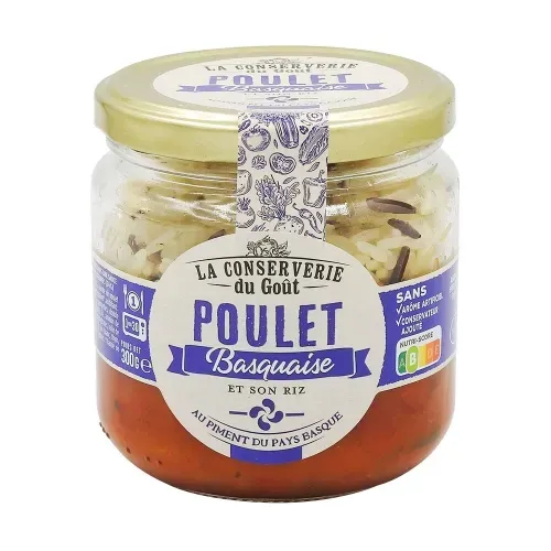 POULET BASQUAISE BOCAL 300 G