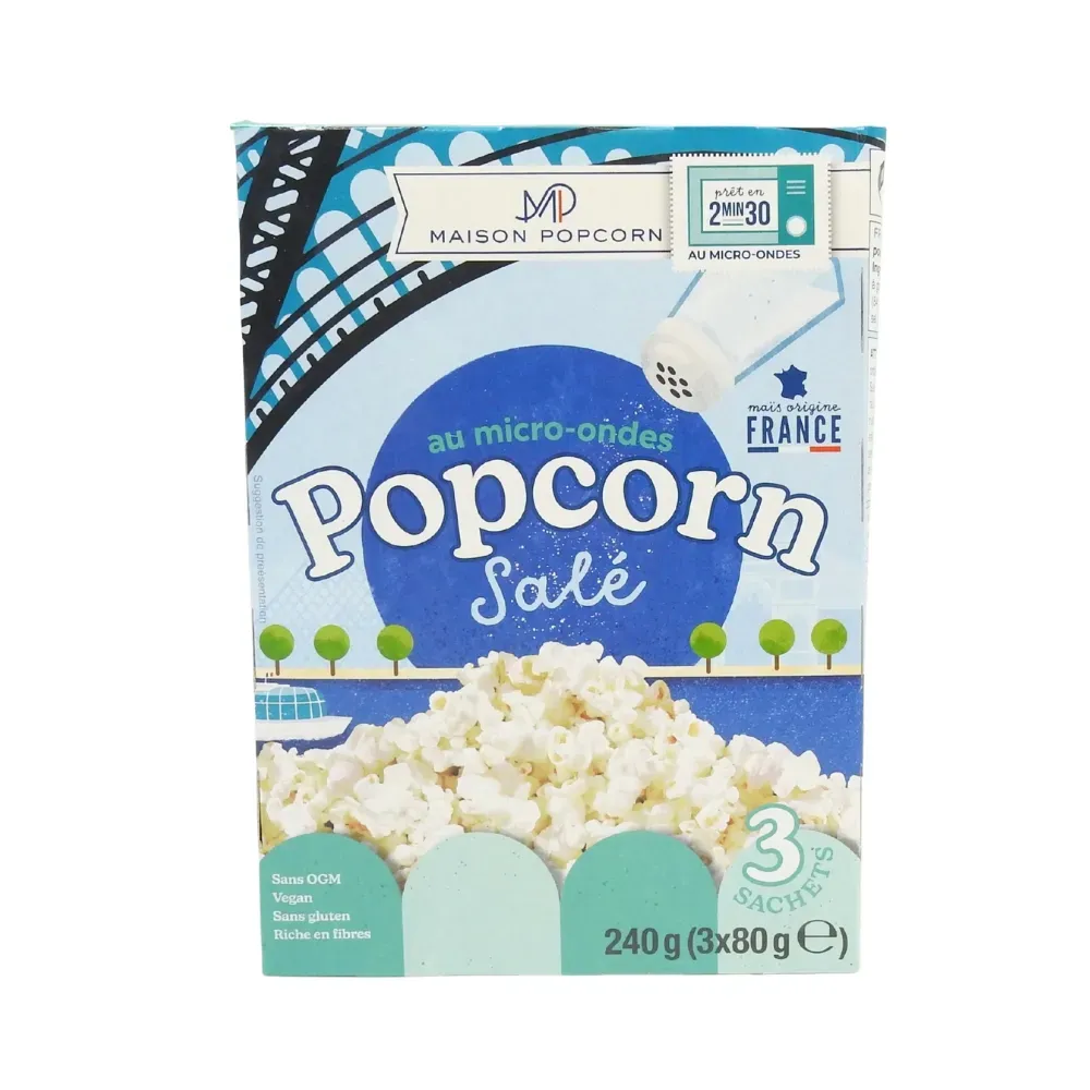 POP CORN MICRO ONDABLE SALE 3x80G