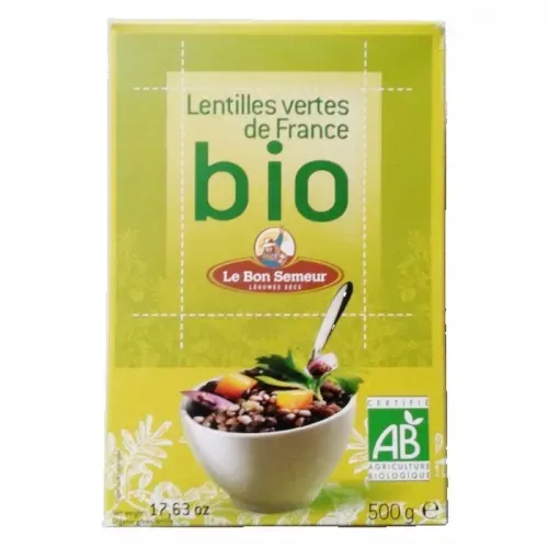 LENTILLE VERTE DE FRANCE BIO ETUI 500 GR