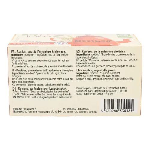 THE ROOIBOS BIO 20 SACHETS