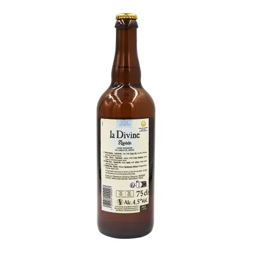 BIERE BLANCHE LA DIVINE 75CL