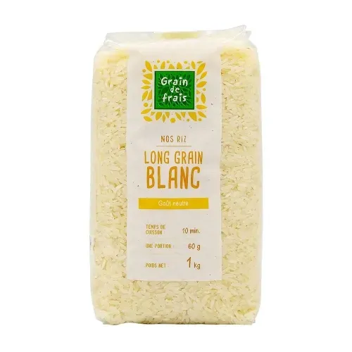 RIZ LONG BLANC PQT 1 KG
