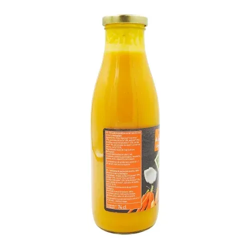 SOUPE BIO  LENTILLES AU CURRY ET LAIT COCO