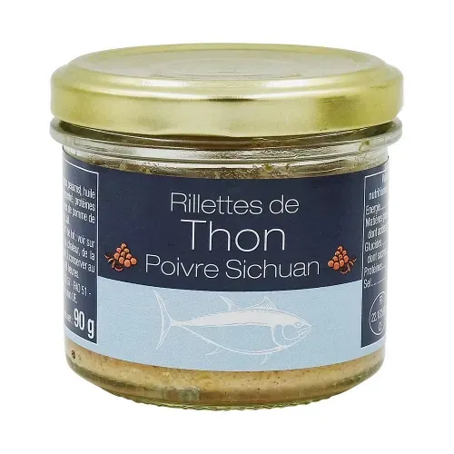 RILLETTES DE THON AU POIVRE SICHUAN  90 GR.