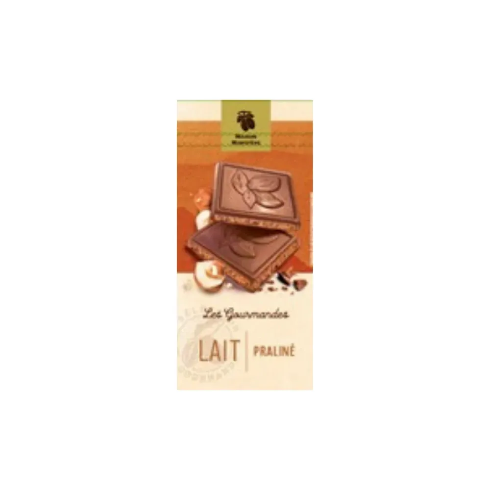 TAB CHOC LAIT PRALINE 150G