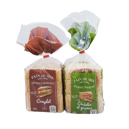 PAIN DE MIE GRANDES TRANCHES COMPLET 550G