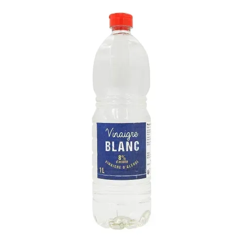 VINAIGRE D'ALCOOL BLANC 8% 1L
