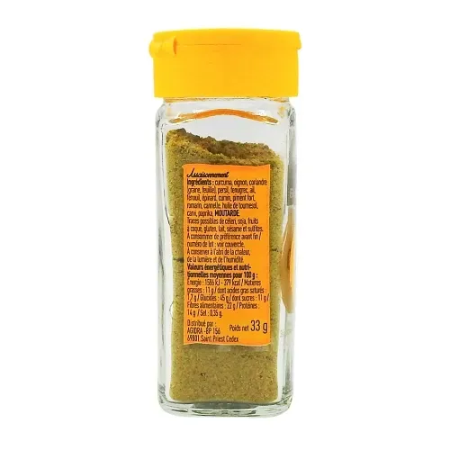 FLACONS 33GR CURRY VERT BEDROS 