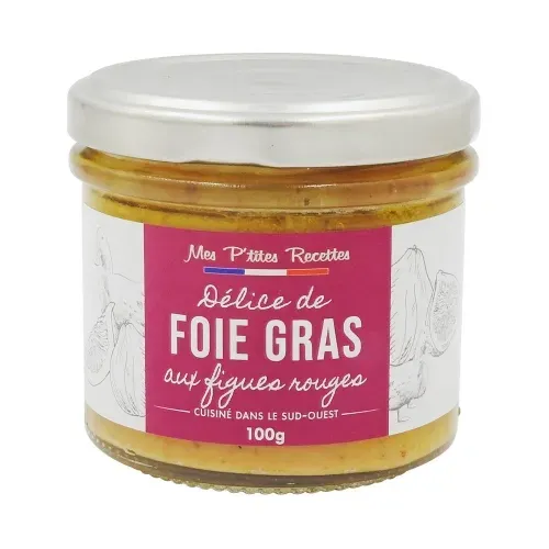DELICE DE FOIE GRAS AUX FIGUES  100GR