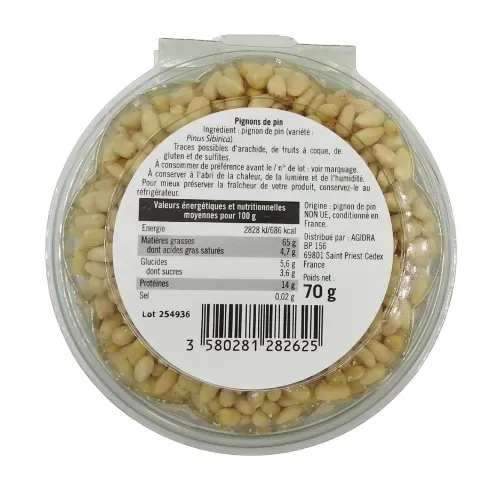 PIGNON DE PIN MONO-USAGE SIBERICA IDS 70GR