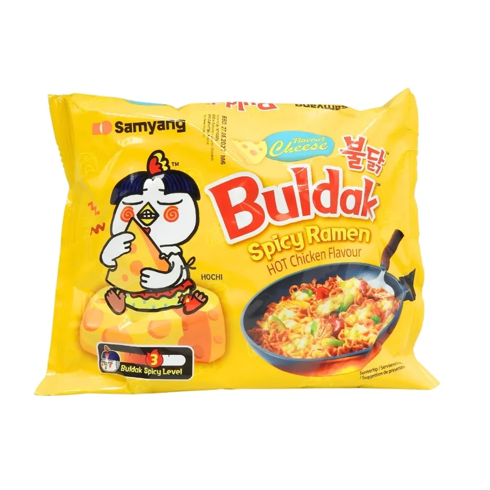 NOUILLE RAMEN POULET PIQUANT CHEESE SAMYANG 140G 