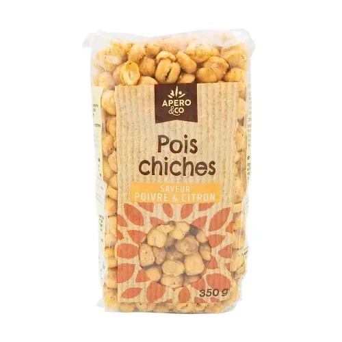 POIS CHICHE GRILLE PEPPER LEMON PQT 350 GR