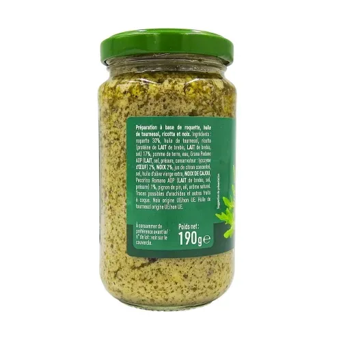 SAUCE PESTO ROQUETTE NOIX SAVINO 190G