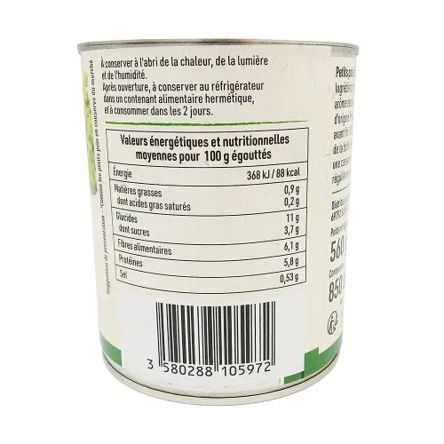 Petits pois TF PNE: 560gr