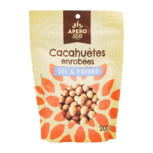 ARACHIDE ENROBEE SEL & POIVRE DOYPACK 200GR