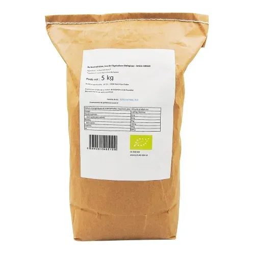 RIZ BASMATI BLANC BIO 5KG