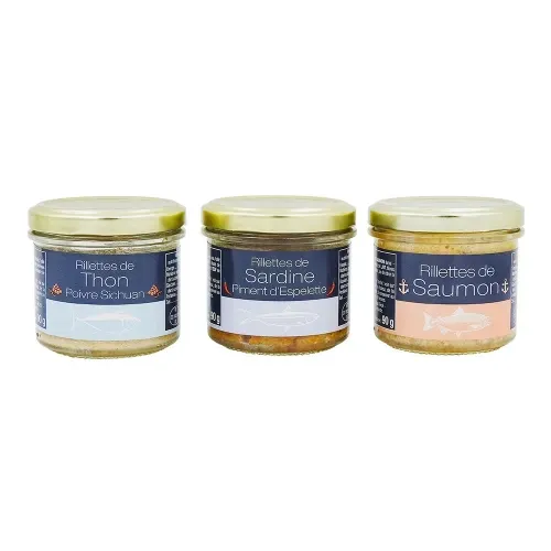 RILLETTES DE THON AU POIVRE SICHUAN  90 GR.