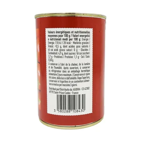 PULPE DE TOMATES AU BASILIC PN 400G ITALIE