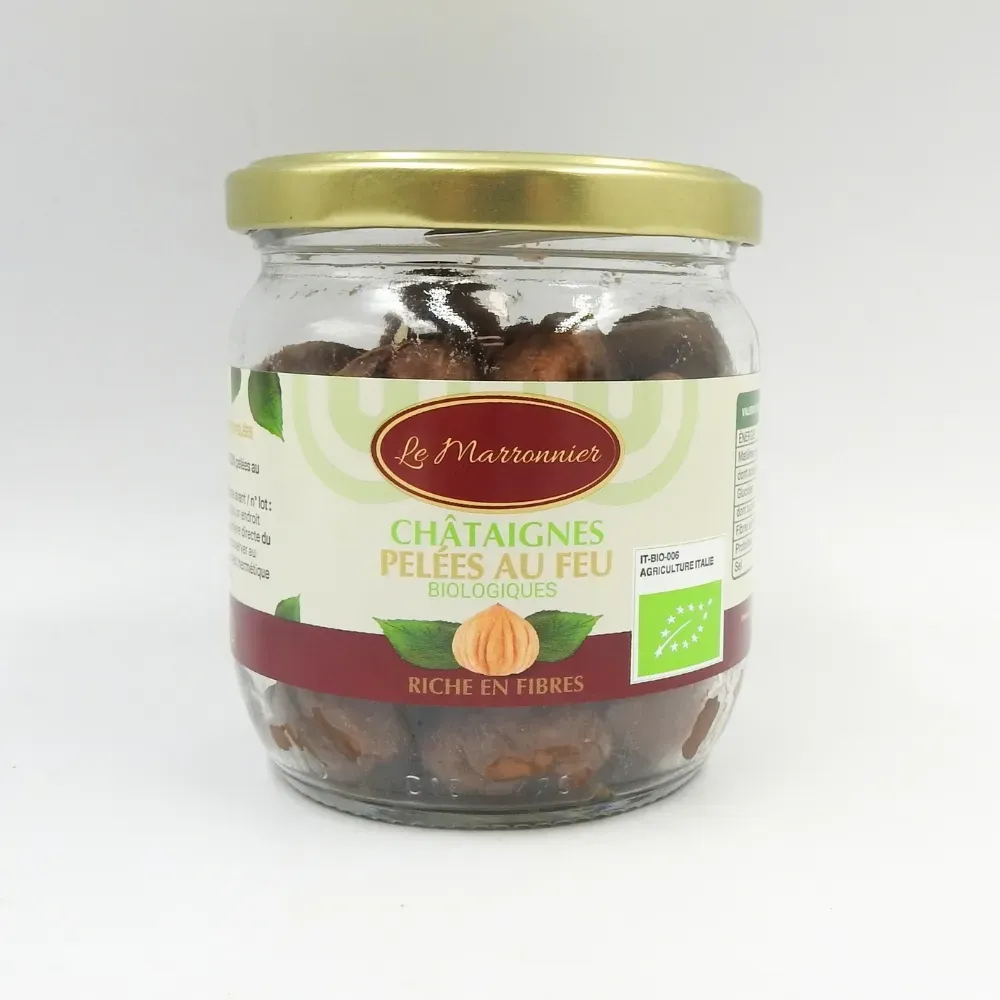 CHATAIGNES ENTIERES BIO PN 210 GR ITALIE