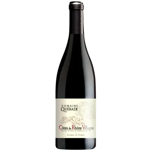 AOP VIN ROUGE C.DU RHONE VILLAGES DOM.QUERADE 75CL