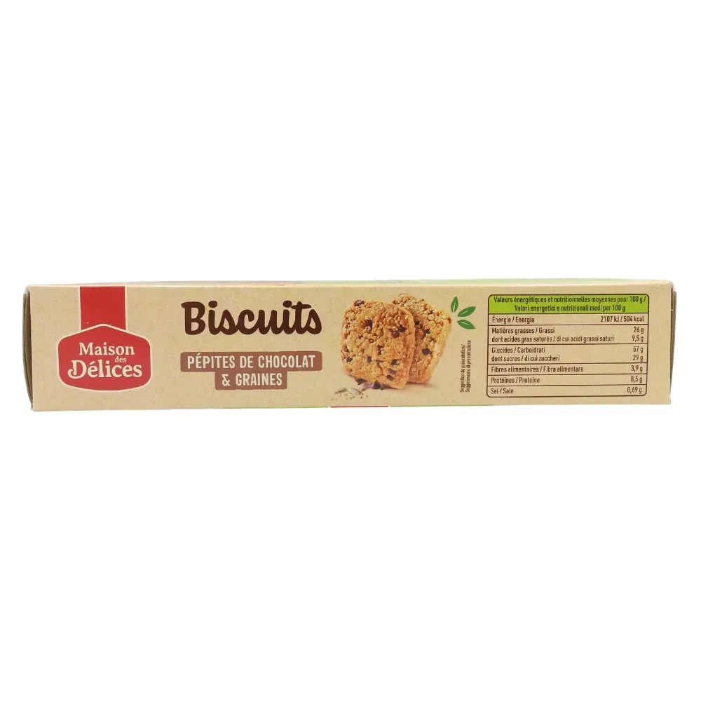 SABLE BIO GRAINES PEPITES CHOCOLAT 140G