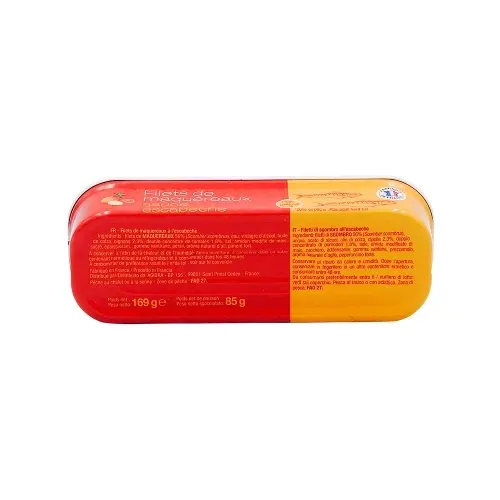 FILETS DE MAQUEREAUX SAUCE ESCABECHE 169GR