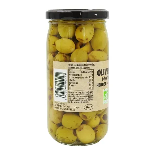 OLIVES BIO VERTES DENOY. HERBES PROV. 37CL