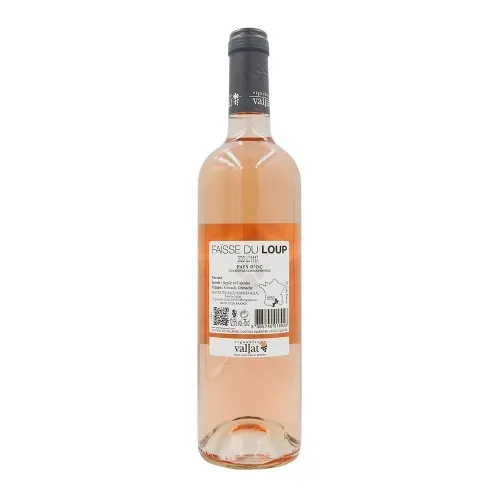 VIN ROSE IGP PAYS D'OC FAÏSSE DU LOUP 75CL
