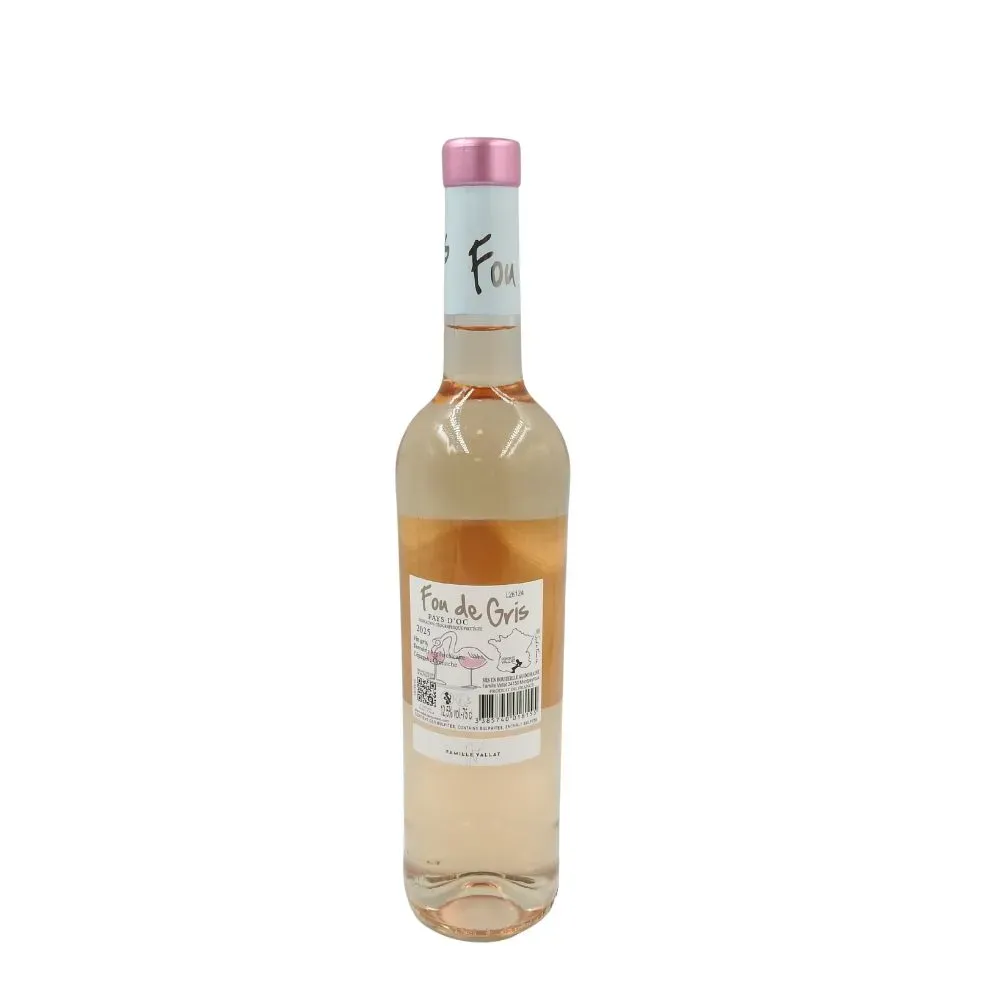 IGP VIN ROSE OC FOU DE GRIS 75CL