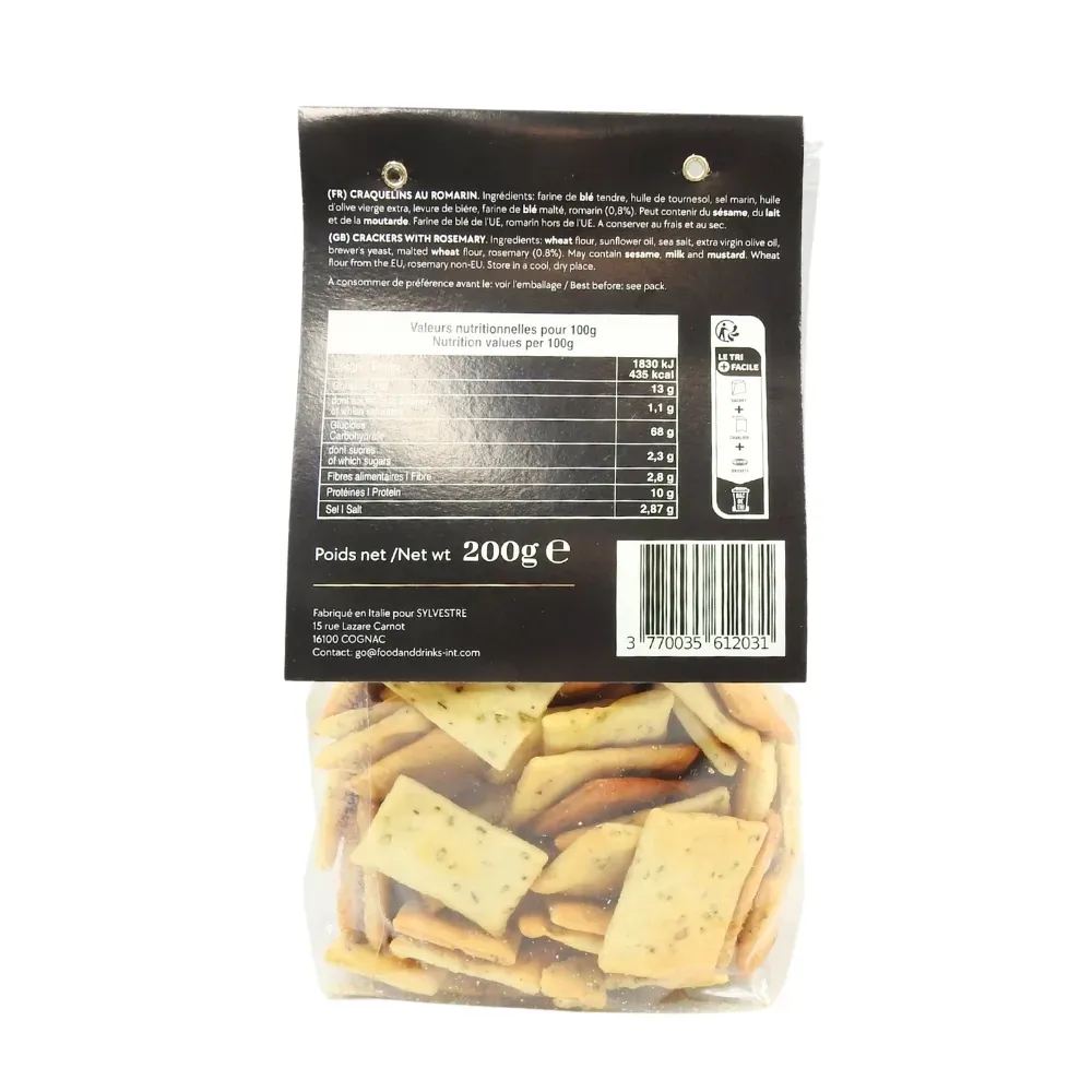 Focaccine romarin 200 g