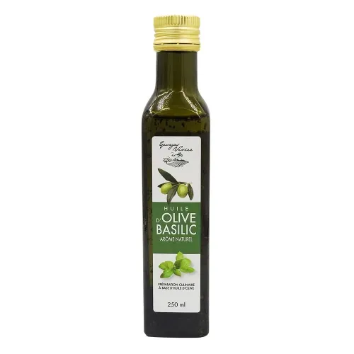 HUILE D'OLIVE AU BASILIC 250 ML